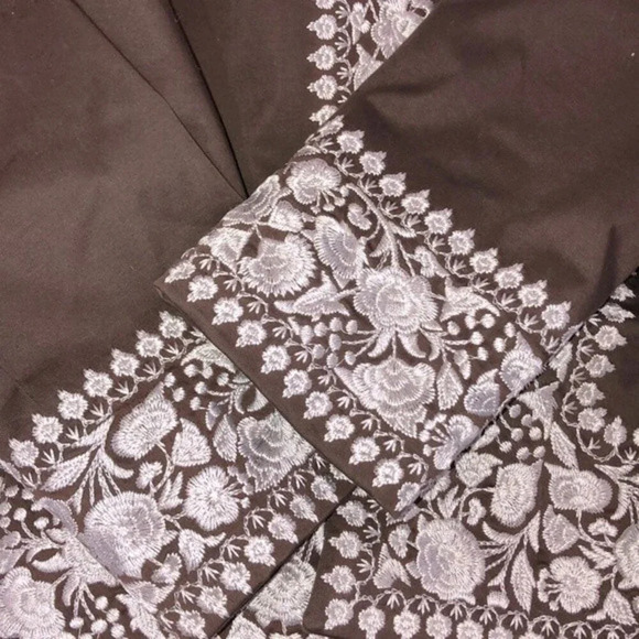 Linda Allen Ellen Tracy size 4 embroidered jacket - Picture 8 of 9